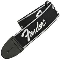 Tracolla Fender STRAP 2BLK Silver Woven 