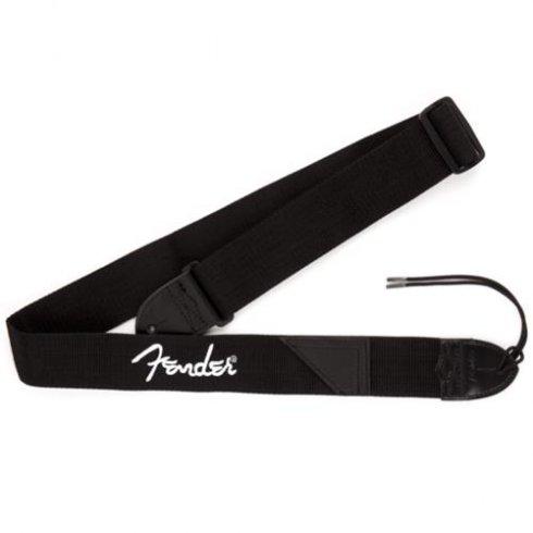 Tracolla Fender STRAP Poly Blk White Logo 