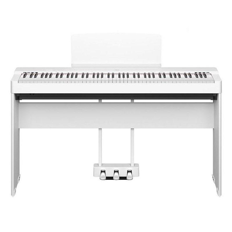 Yamaha P-225 White Pianoforte Digitale + Stand L200 Wh + Pedaliera LP1 Wh ULTIMI PEZZI