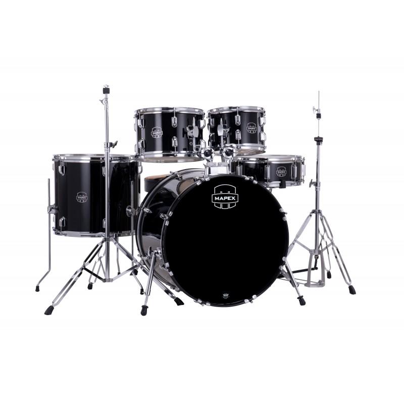 Mapex Comet Cm5294ftdk Rock 5 Pezzi Dark Black Batteria Acustica senza Piatti